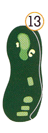 Hole 13 map